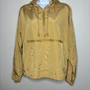 Thread & Supply Womens Sz S Gold 1/2 Zip All Weather Sweater
